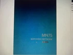 Drake MN75 Matching Network User Manual Digital. Fixed Price $5.99.