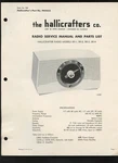 Original Hallicrafters Radio Service Manual Parts List Model 5R11 5R12 5R13 5R14. Fixed Price $13.99.