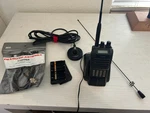 Yaesu FT-250R Handheld 2-WAY Radio Transceiver + Antennasand Vehicle Mag Mount. Fixed Price $200.00.