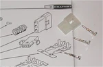 Heathkit HD-1410 12 Vdc Power Pigtail ** New. Fixed Price $6.00.
