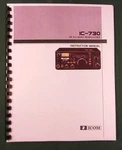 Icom IC-730 Instruction Manual Premium Card Stock Covers & 32 Lb Paper!. Fixed Price $23.00.