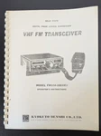 Kdk FM144-10SXRII Vhf Transceiver Manual Kyokuto Denshi. Fixed Price $15.00.