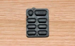 Kenwood TS-570S/570D(G) Parts: Front Panel Rubber Power At Tune Etc Buttons. Fixed Price $25.00.