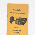 Regency HR-2B Meter Transceiver Instruction Manual, 1973. Fixed Price $9.95.