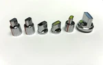 Galaxy Knobs For DX-33HP2 , DX-55V New Factory Oem Chrome. Fixed Price $49.99.