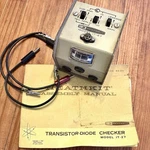 Heathkit IT-27 Ham Radio Transistor Diode Tester W/ Instructions Untested. Fixed Price $14.00.