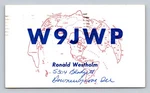 Radio Qsl/qso W9JWP W4HTD Downers Grove Il 1948 Hammarlund 20M Cw. Fixed Price $16.99.