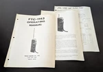 Yaesu FTC-1143 Operating + Service Manual Extra Uhf Fm Hand Held Transceiver. Fixed Price $28.00.