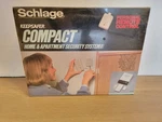 Schlage Keepsafer Compact Home & Apartment Security System W/ Remote 71-151 Nib. Fixed Price $45.99.