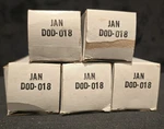Ge Jan Dod 018 DSA900 Transmitting Triode Tube 5960-00-106-1811 Sleeve Five (5). Fixed Price $17.55.