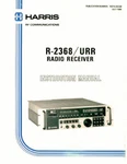 Harris R-2368 (RF-590A) Receiver Instruction Technical Manual 467 Pages. Fixed Price $49.95.