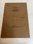 Bendix Radio Div LM-20 Preliminary Instr. Original Navy Crystal Calibrated B97. Fixed Price $30.00.