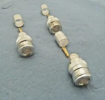 "n" Female Crimp Silver, Teflon, Gold Pin, Cable Connector. Quality Counts!. Fixed Price $11.95.