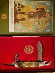 Nos Boy Scout Norman Rockwell Camillus 1002 Knife & Box Bsa Tomorrow's Leader. Fixed Price $149.95.