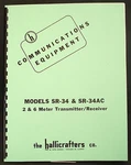 Hallicrafters SR-34AC 2M & 6 Transceiver Manual. Fixed Price $13.99.