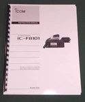 Icom IC-F8101 Instruction Manual Premium Card Stock Covers & 28 Lb Paper. Fixed Price $23.00.