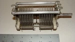 National TMK-100D, Dual Section, Air Variable Capacitor, 100PF, 1500VDC. Fixed Price $29.95.