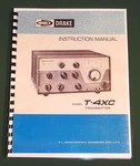 Drake T-4XC Owners Manual: 11" 17" Foldout Schematic & Protective Covers!. Fixed Price $23.00.