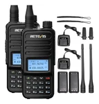 2-PACK Retevis RT85 Vhf/uhf Handheld Ham Radio,emergency Walkie Talkies. Fixed Price $40.00.