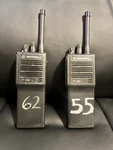 Motorola HT1000 Vhf Channel Radio W/ Programming(lot Of 2). Fixed Price $70.00.