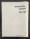 Yaesu YO-101 Monitor Scope Instruction Manual With 11"X15" Schematic. Fixed Price $18.00.
