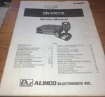 Service Manual For Alinco DR-570T Mobile Radio. Fixed Price $6.50.