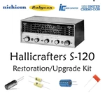 Hallicrafters S-120 Radio Restoration Kit Repair Upgrade Recap Capacitor Rebuild. Fixed Price $95.00.