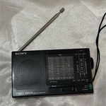 Sony ICF-SW10 Portable Am/fm/fm/sw/mw/lw Radio Black Headphone Jack. Fixed Price $185.00.