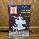 Cq Magazine June 1969 Amateur Ham Radio Space Moon Lunar Module Communications. Fixed Price $5.10.