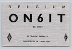 Ham Radio Qsl ON6IT Belgium 1982 Drake TR-4CW Mike Turner Antenna. Fixed Price $16.99.
