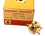 E.f. Johnson 160-0102-001 Miniature Variable Capacitor New Box. Fixed Price $21.95.