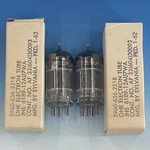 True Nos Pair Gold 3-MICA Sylvania 6189/12AU7 Tubes Maxi Preamp Tested M0363. Fixed Price $124.95.