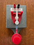 Ham-key Model HK-3M Straight Morse Code Silver Contacts. Fixed Price $43.00.