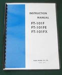Yaesu FT-101F/FE/FX Instruction Manual Card Stock Covers & 28 Lb Paper!. Fixed Price $23.00.