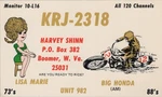 Vintage Cb Radio Qsl Postcard Comic Harvey Shinn 1970S Boomer West Virginia. Fixed Price $9.70.