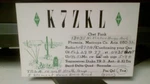 Amateur Ham Radio Qsl Postcard K7ZKL Chet Funk 1970S Phoenix Arizona. Fixed Price $9.69.