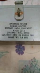 R1 / ARR-1 ZB-3 Vhf Aircraft Homing Receiver Adapter Spare Parts Box. Fixed Price $45.00.