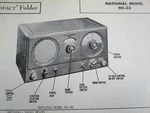 National NC-33 Multiband Radio Receiver Photofact. Fixed Price $12.50.