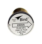 Bird 2500A Plug-in Element To Watts 25-60 Mhz For 43 Wattmeters. Fixed Price $314.00.
