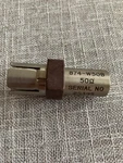 General Radio 874-W50B Ohm Termination Dummy Load Adapter Serial No 25395. Fixed Price $20.00.