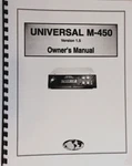 Universal M-450 Decoder Owners Manual Version 1.5 Free Shipping. Fixed Price $9.99.
