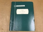 Vintage Communications Type 20 Tone Equipment Manual LBI-10556A. Fixed Price $29.95.